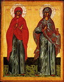 Святые великомученицы Анастасия Узорешительница и Параскева Пятница