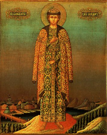 Святой благоверный князь Феодор Ярославич Новгородский