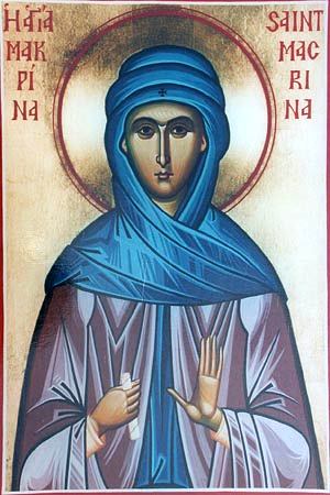 Cuvioasa Macrina, sora Sfîntului Vasile cel Mare 
