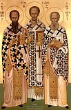 Василий Великий, Иоанн Златоуст и Григорий Богослов