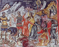Святые мученики 14000 младенцев от Ирода в Вифлееме избиенные